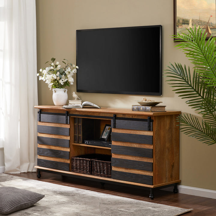 Paulina TV Stand for TVs up to 65" with Adjustable Shelves